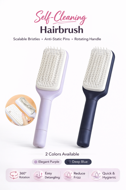 Cepillo Self-Cleaning para el cuidado de tu cabello